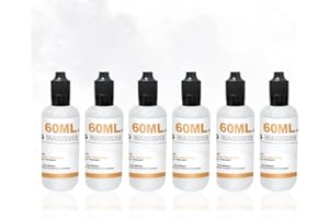 LENSGO Fog Machine Fluid for LENSGO Smoke Machine only, Refill fluid oil for LENSGO Smoke Fog Machine, odorless60ml×6 Bottles