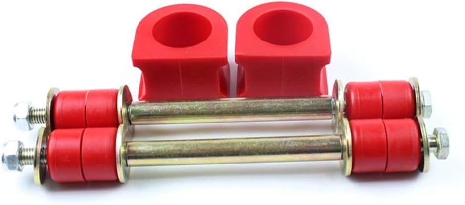 High Performance Polyurethane Front Sway Bar And End Links Bushing Kit (1.42") For 99-06 Chevy Pickup 00-05 GMC Suburban Tahoe Car Parts (Color : Red)