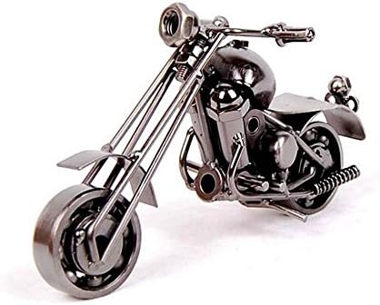 MYTANGCreative Office Desktop Accessories The motorcycle loves Metal Motorcycle Model Artwork (m34-balck)