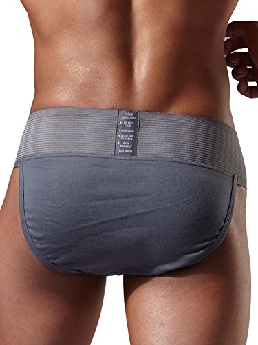 Omtex Tokyo Athletic Cotton Gym Supporter Back Covered with Cup Pocket for Mens Grey Waist 28 Inches - Thumbnail 4