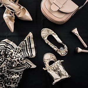 women's foldable portable travel ballet flat roll up slipper shoes