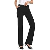 Safort 31" 34" Women Bootcut Yoga Tall Dress Pants Flare Long Trousers Work Stretchy Business Casual Slacks Pockets
