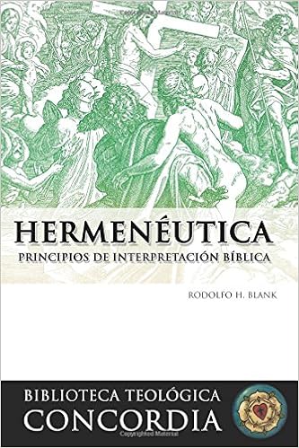 Concordia Theological Library Hermeneutics Spanish Dr - 