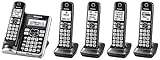Panasonic KX-TGF575S Link2Cell BluetoothCordless Phone with Voice Assist and Answering Machine - 5 Handsets (Certified Refurbished)