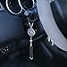 BellaSentials Car Fragrance Diffuser, Essential Oil Car Charm, Perfect Car Accessory For A Heavenly Aroma, Enjoy Your Commute After A Long Day, Car Air Freshener, Bonus Crystals & Black Agate Tassel!