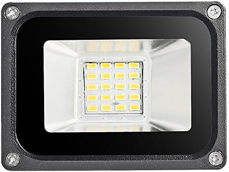 Himanjie 20W LED Outdoor Floodlight, Warm White(2800-3500K), Bright Wall Lighting, Waterproof IP65, AC 200-240V Security Lights, Landscape Spotlights, for Gardens, Yards, Road, Rooftops, Factorys, Billboards … [Energy Class A+]