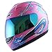 Motorcycle Street Bike Pink Dragon Full Face Woman/Lady Helmet