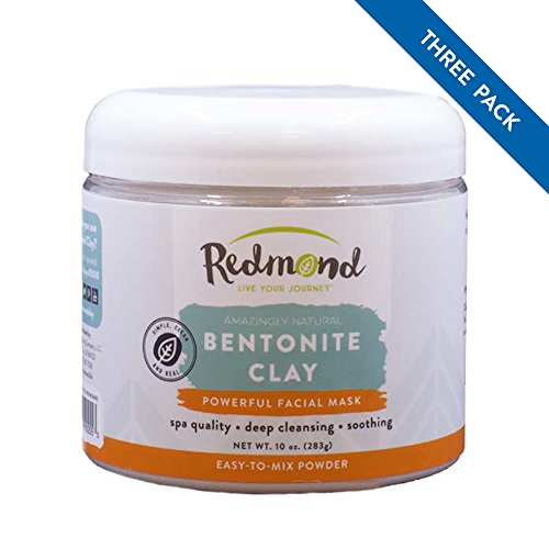 Redmond Clay Bentonite Clay of 1000 Uses, Soothing Facial Mask, 10