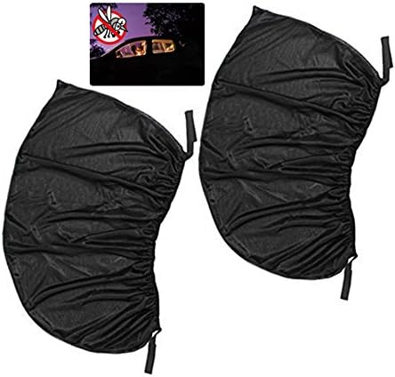 49.6" x 20.5" Baby Kids UV Protection SUV Car Rear Window Sunshade Curtain Sun Shades Visor Socks Universal 2pack XL(125 x 52cm)