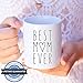 Best Mom Ever Coffee Mug Mothers Day Gift Thoughtful Heart Design 11 oz