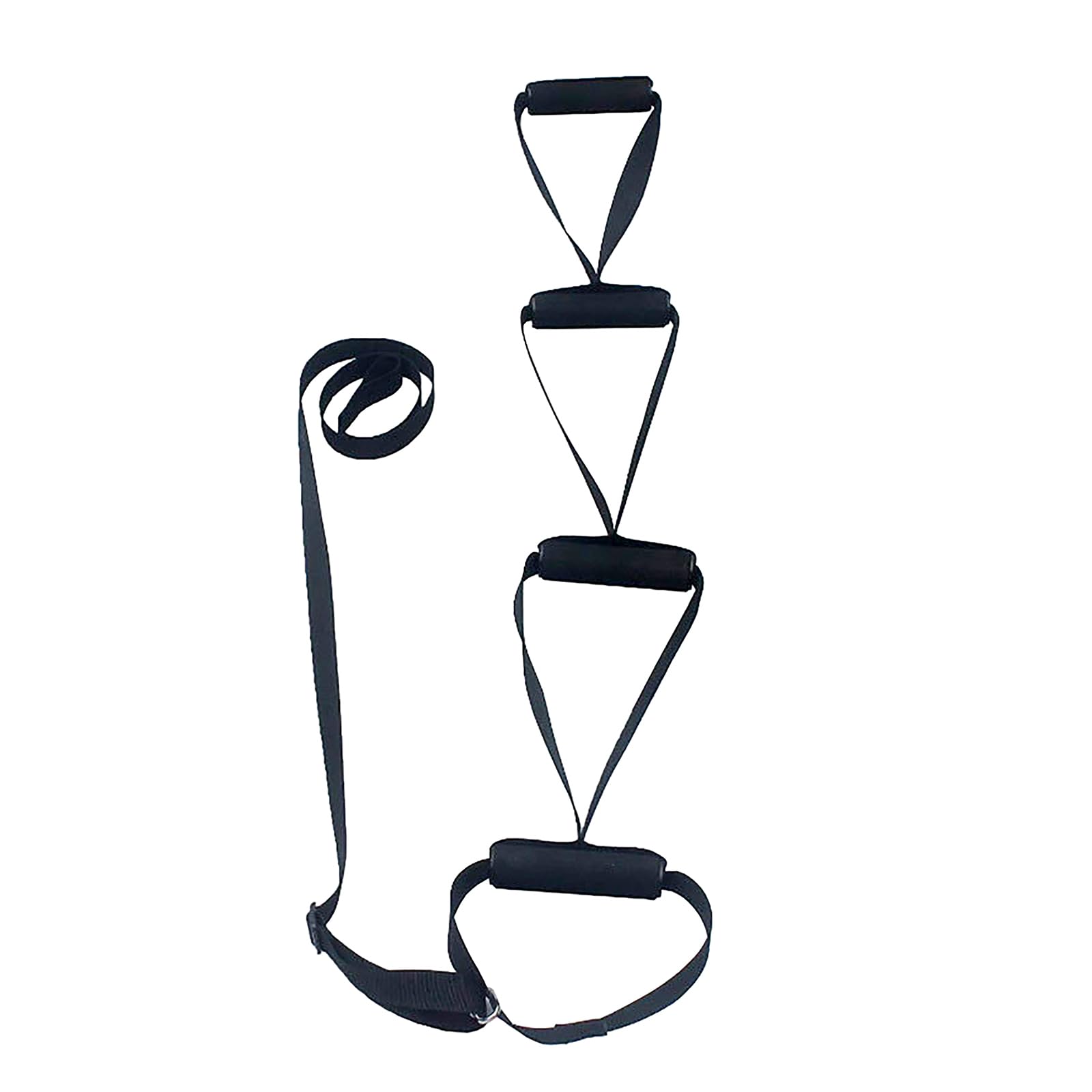 Leg Lifter Strap Rigid Foot Loop with Hand Grips for Elderly Hip and Knee Replacement Surgery Mobility Aids for Wheelchair, Bed, Car