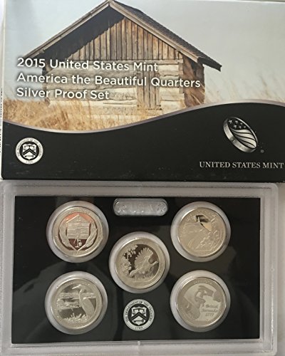 2015 S US SILVER Proof Set National Parks Quarters Comes in US Mint Packaging Proof