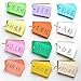 BinaryABC Study Cards, Mini Blank Flash Cards,Multicolor Card Kraft Paper with Metal Binder Ring,250 Pieces 5 Color (Random Color)
