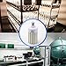100W LED Corn cob Light Bulb, Large Mogul Base E39 LED Bulbs,5000K Daylight AC110-277V,LED Replacement 400W Metal Halide HID HPS for Steet Area Garage Factory Warehouse Workshop Parking lot High Bay