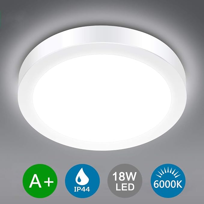 18W Round Surface Mounted LED Ceiling Lights IP44, Led Panel DownLights