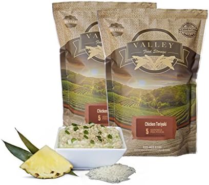 Valley Food Storage Freeze Dried Meals for Lunch and Dinner (5 Servings) - Long Term Emergency Food Supply