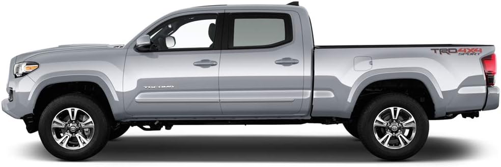 Amazon Com Dawn Enterprises Fe Tacdc Finished End Body Side Molding Compatible With Toyota Tacoma Black 202 Automotive