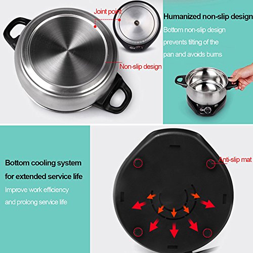 4 LIVEN+Separated+Stainless+Adjustable+DHG+180F