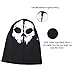 Unisex Black Balaclava Ghosts Cod Ghost Mask for Cosplay Party Halloween Outdoor Motorcycle Bike Cycling Hiking Protection Hooded Skull Bandana
