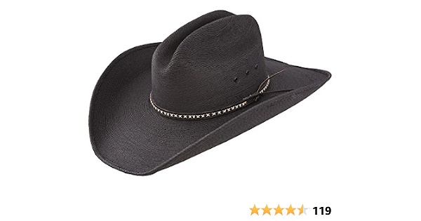 Jason Aldean Men's Asphalt Straw Cowboy 