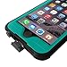 HESGI iPhone 6S Plus Waterproof Case, IP-68 Waterproof Shockproof Dust Proof Snow Proof Full Body Protective Case Cover for Apple iPhone 6S Plus iPhone 6 Plus 5.5[Teal]