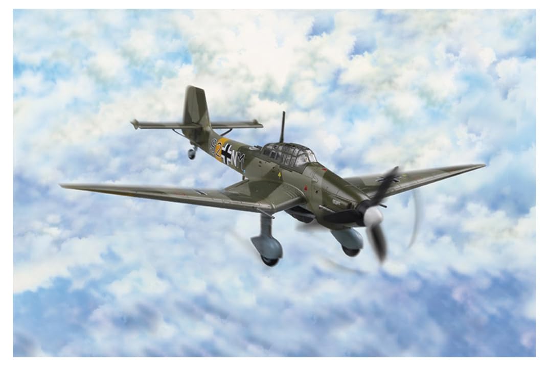 Hobbyboss 1:72 Scale Junkers Ju-87D-3 Stuka Diecast Model Kit
