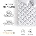 SLEEP ZONE Cooling White Queen Mattress Pad