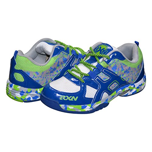 Rxn badminton shoes 12.5 white-blue
