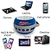 iFox IFS303 Ultra Portable Wireless Bluetooth Speaker with Clip for iPhone iPad iPod Android or PC with FM Radio, AUX, SD and Speakerphone, Outdoor and Indoor (Blue)thumb 3