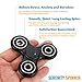 Fidget Widget Club Spinner- High Speed Hybrid-Ceramic Bearings (Black)