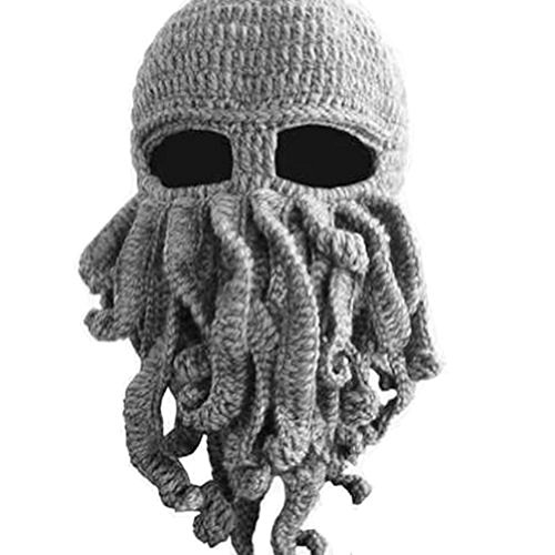 XY Fancy Windproof Warm Tentacle Octopus Cthulhu Knitting Beanie Hat Costume