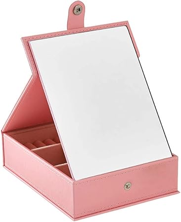 J.Mmiyi Joyeros Mujer Organizador Caja con Espejo y Cajones ...