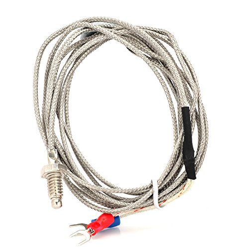 K-Type Thermocouple Connection Cable Set - Silver (190cm / 4PCS)