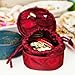 Travel Jewelry Case - Silk Jacquard (Deep Purple)