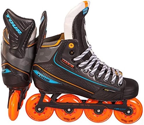 Tour HOCKEY CODE 1 SENIOR INLINE HOCKEY SKATES BLACK SIZE 8.5