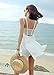 MODAL Womens Unique Design Back Sexy Crop Tank Top Cami 6-stripes White