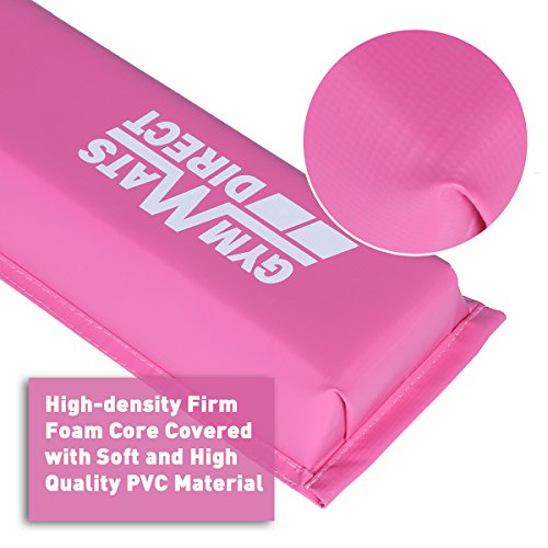 Gymnastics Beam for Kids, 9' Folding Floor Balance Beam for Home Practice, Pink - Thumbnail 4