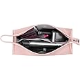 BUBM Travel Storage Bag Compatible with Dyson Airwrap Styler, Shark Flexstyle Air Styling & Drying System, Portable Carrying Case Organizer for Airwrap Styler and Attachments,Pink