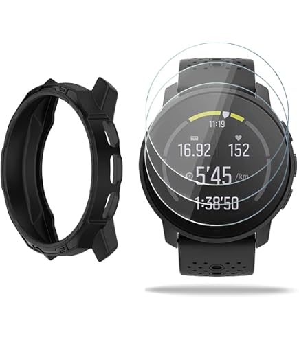 Protecteur D’écran Bruni Pour Suunto 9 Peak Pro - 2 Films Transparents - Anti-rayures, Lavable