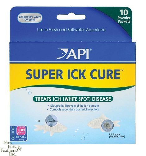 Super Ick Powder Cure 10 powder packets by Mars Fishcare North America
