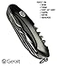 Geralt 11-in-1 Stainless Steel Swiss Army Style Pocket Folding Knife, Black
