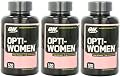 Optimum Nutrition Opti-women, Women's Multivitamin, 120 Capsules (3 Pack)
