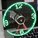 CFZC Flexible Mini USB Powered LED Cooling Flashing Real Time Display Function Clock Fan for Home Desktop Travel and Outdoor
