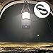 Viewee LED Camping Lantern Portable Outdoor Flashlights with USB Chargeable Batteries Adjustable Brightness (Collapsible, Black)