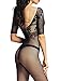 Amoretu Womens Pantyhose Sheer Strecthy Suspender Tights Black