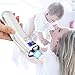 Electric Baby Nasal Aspirator Nose Cleaner and Snot Sucker - Adjustable Settings and Reusable Tips with LCD Screen