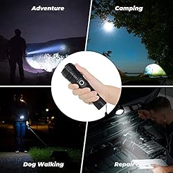 Flashlights LED High Lumens Rechargeable: 200000