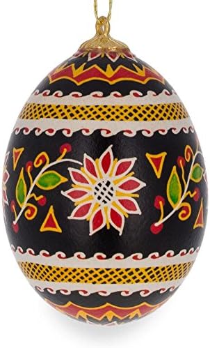 Real Blown Out Eggshell Pysanka Ukrainian Easter Egg Ornament