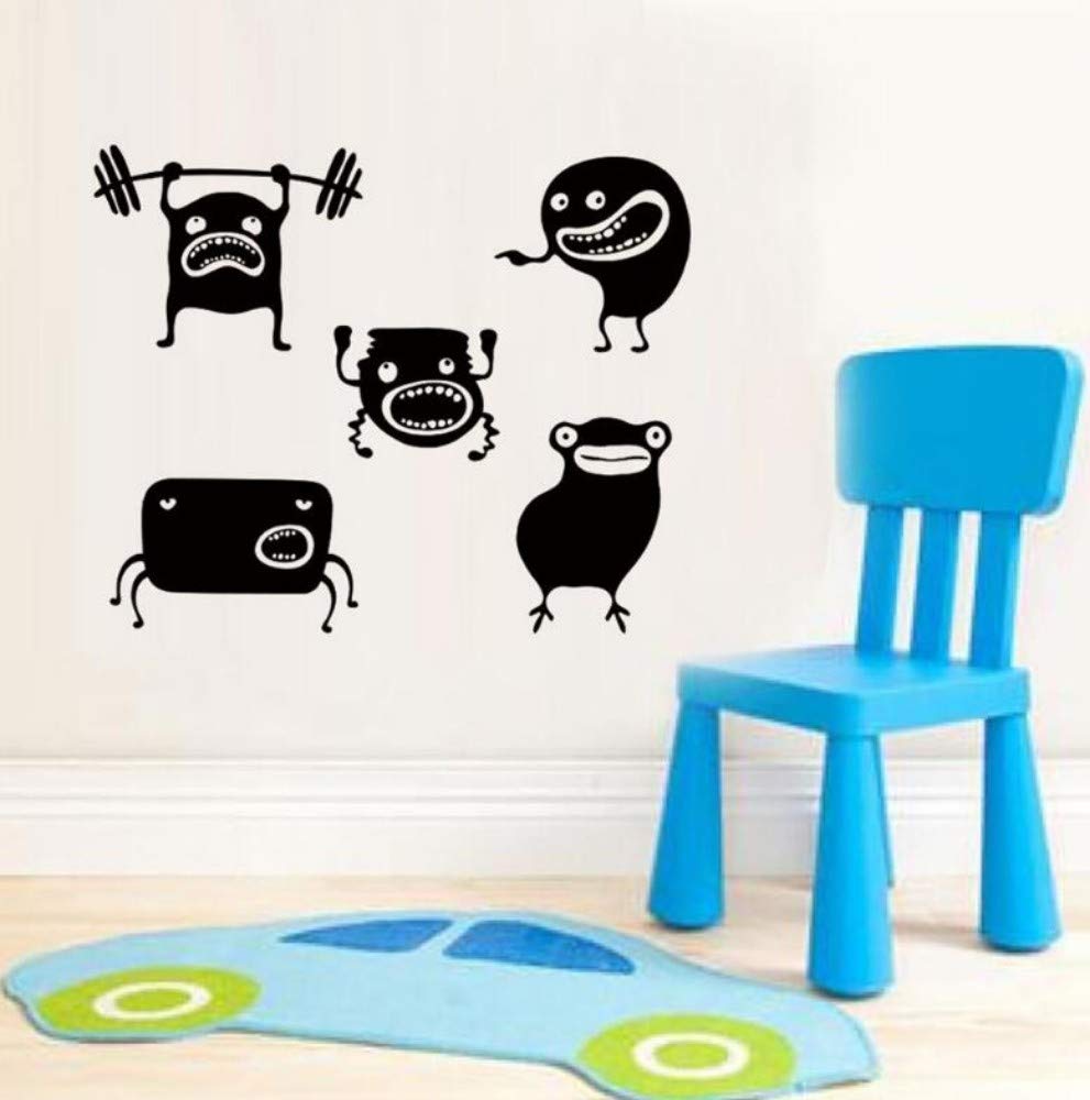 YYBFQTW Pegatina De Pared Poco Cartoon Monster Etiquetas Arte ...