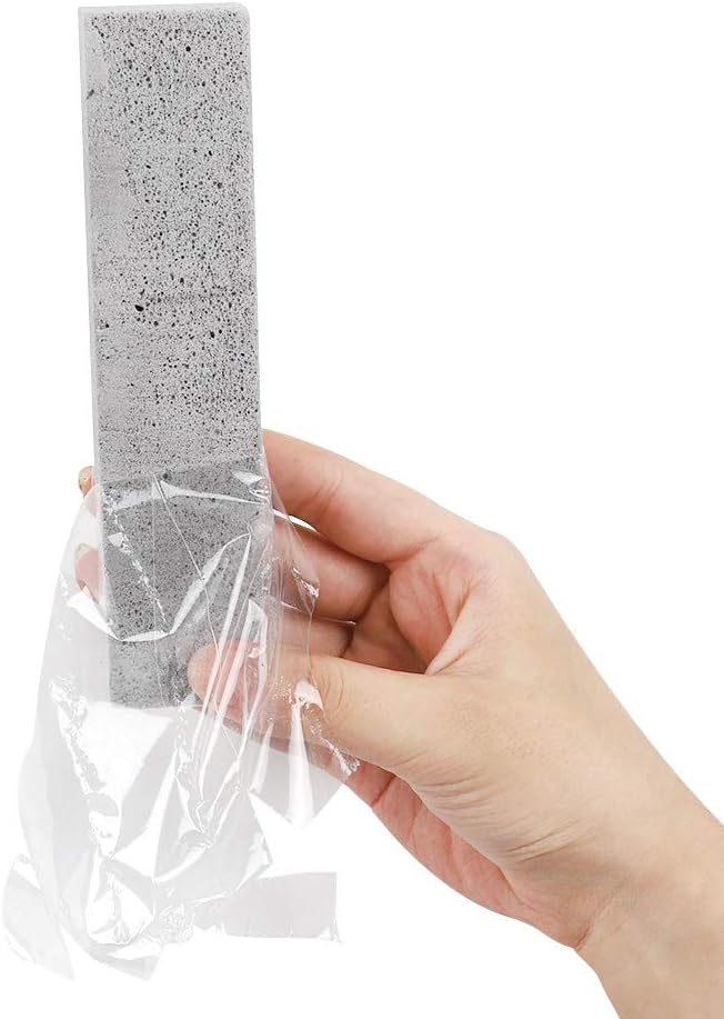 Hatoku 25 Pieces Pumice Stones for Cleaning Grey Pumice Scouring Pad Pumice Stick Cleaner for Removing Toilet Bowl Ring, Bath, Kitchen, Pool, Household Cleaning (5.9 x 1.4 x 0.9 Inches): Health & Personal Care